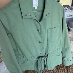 LC Lauren Conrad Olive Green Jacket
